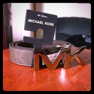 Michael Kors Repeat logo Reversible belt